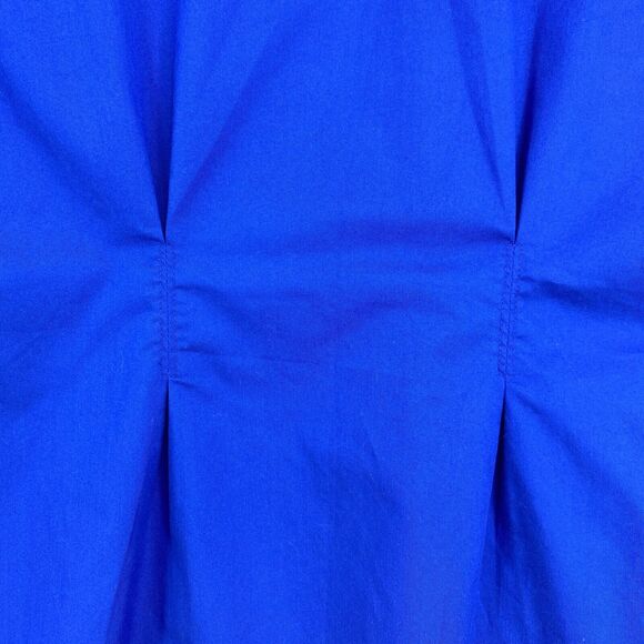 Cherokee Lux Scrub Top Womens Small Blue Nursing Vet Medical Uniform Fitted - Picture 5 of 12